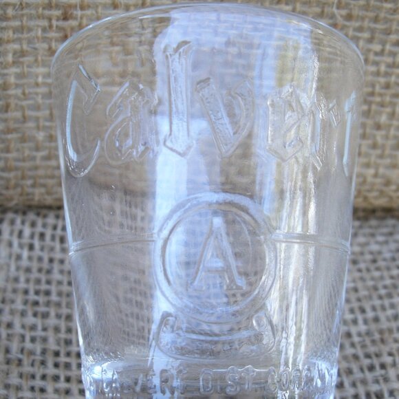 Vintage Lord Calvert Reserve A Whiskey Shot Glass - Picture 9 of 12